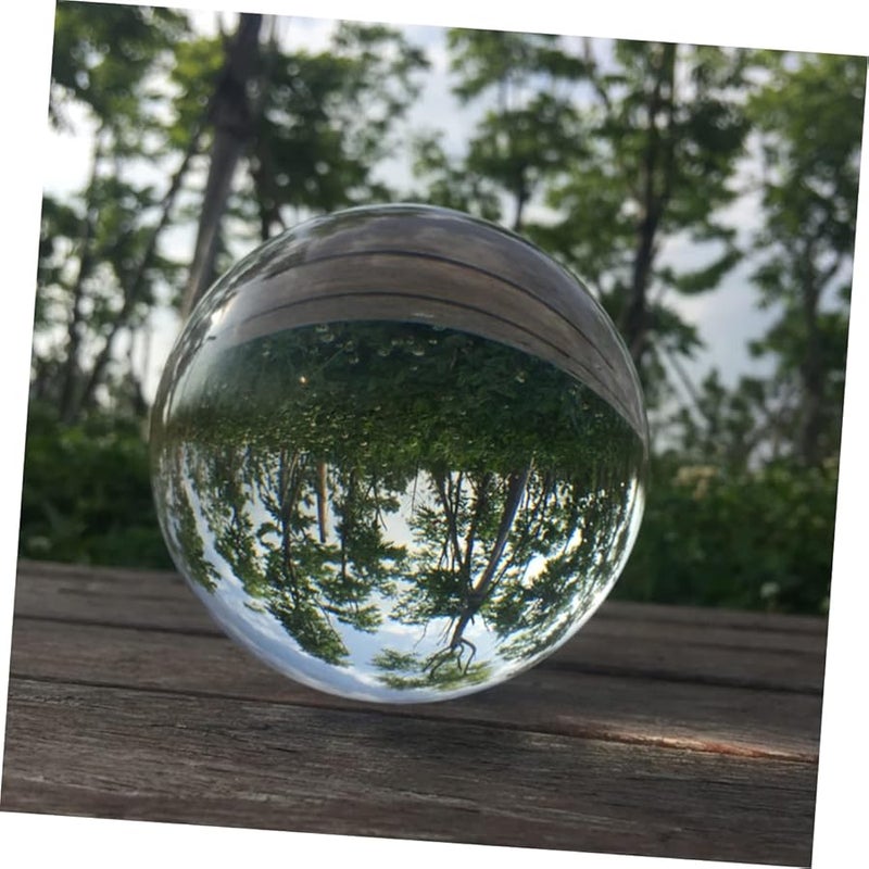 كرة زجاجية كريستال شفافة للتصوير والتأمل وديكور الفونج شوي - Image 2